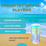 PARLANTE PLAYERO BLUETOOTH - EFECTO FLAMA 🔥🔥